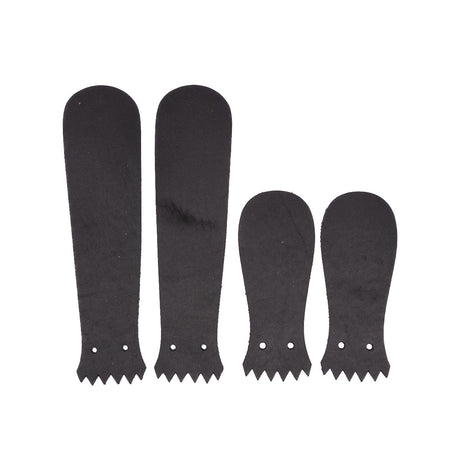 Walnut Logger leather Kilties on a white background.