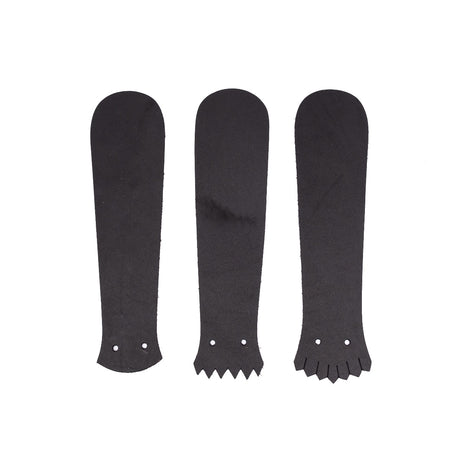 Walnut leather Kiltie varieties on a white background.