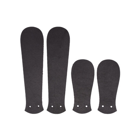 Walnut Casual leather Kilties on a white background.