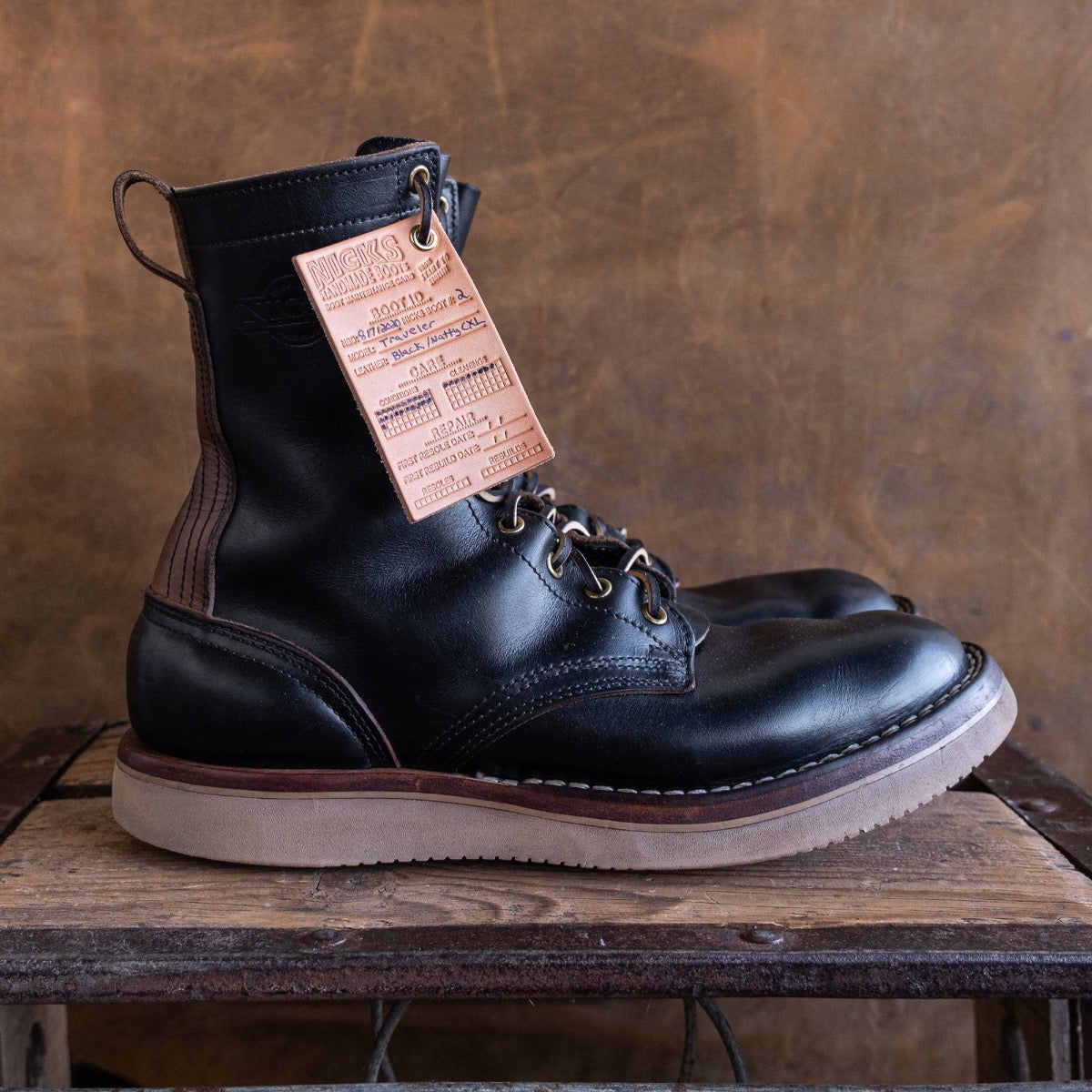 Nicks Maintenance Card – Track the Life of Your Nicks Boots