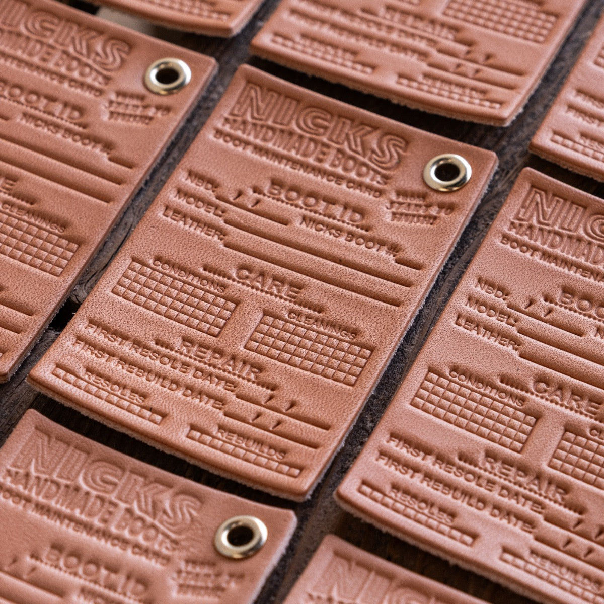 Nicks Maintenance Card – Track the Life of Your Nicks Boots