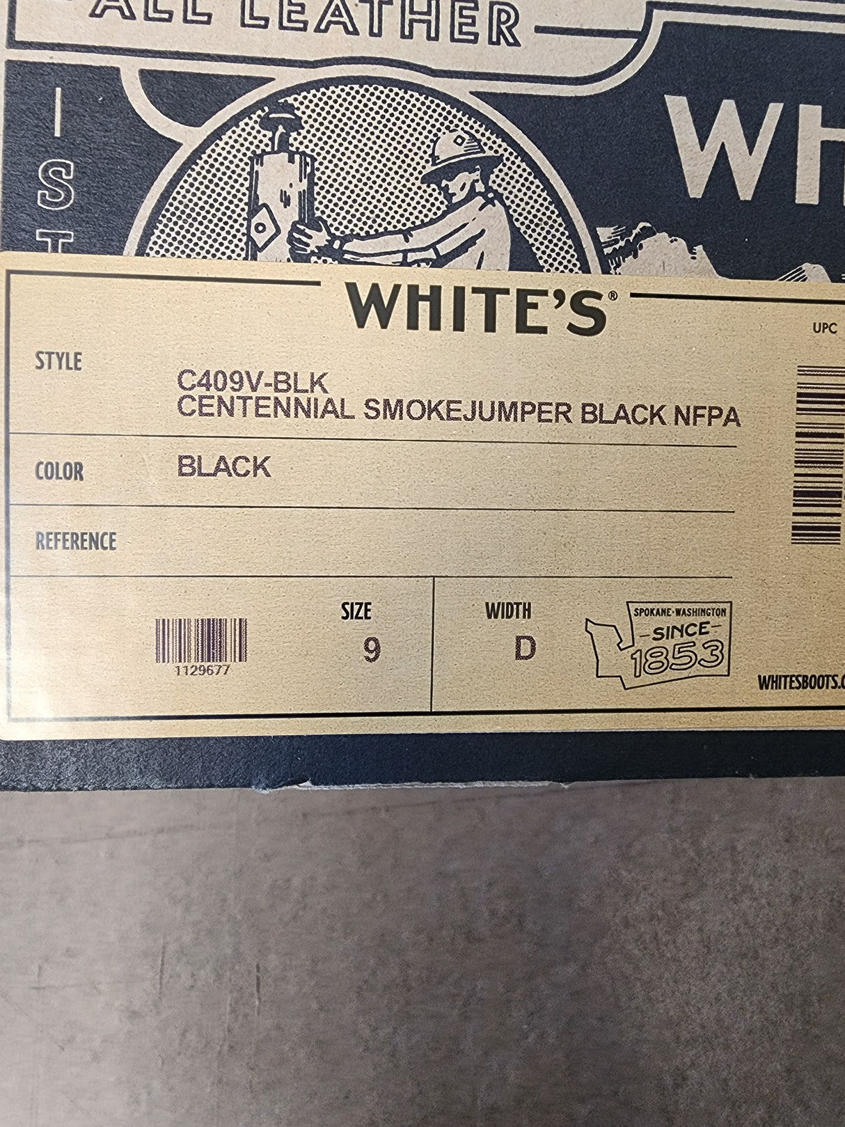 MARKETPLACE - WHITES C409 Smokejumper \ 9D