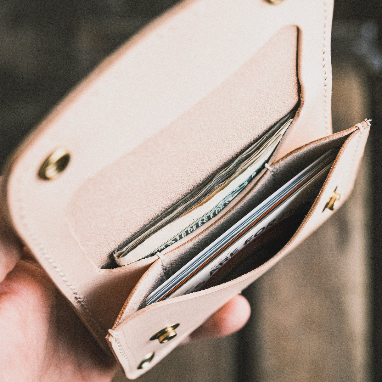 Boot Camp Trucker Wallet(Mini) - Natural Veg Tan / Limited Run