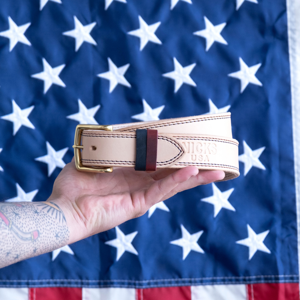 The Patriot Belt: Red, Veg, and Blue