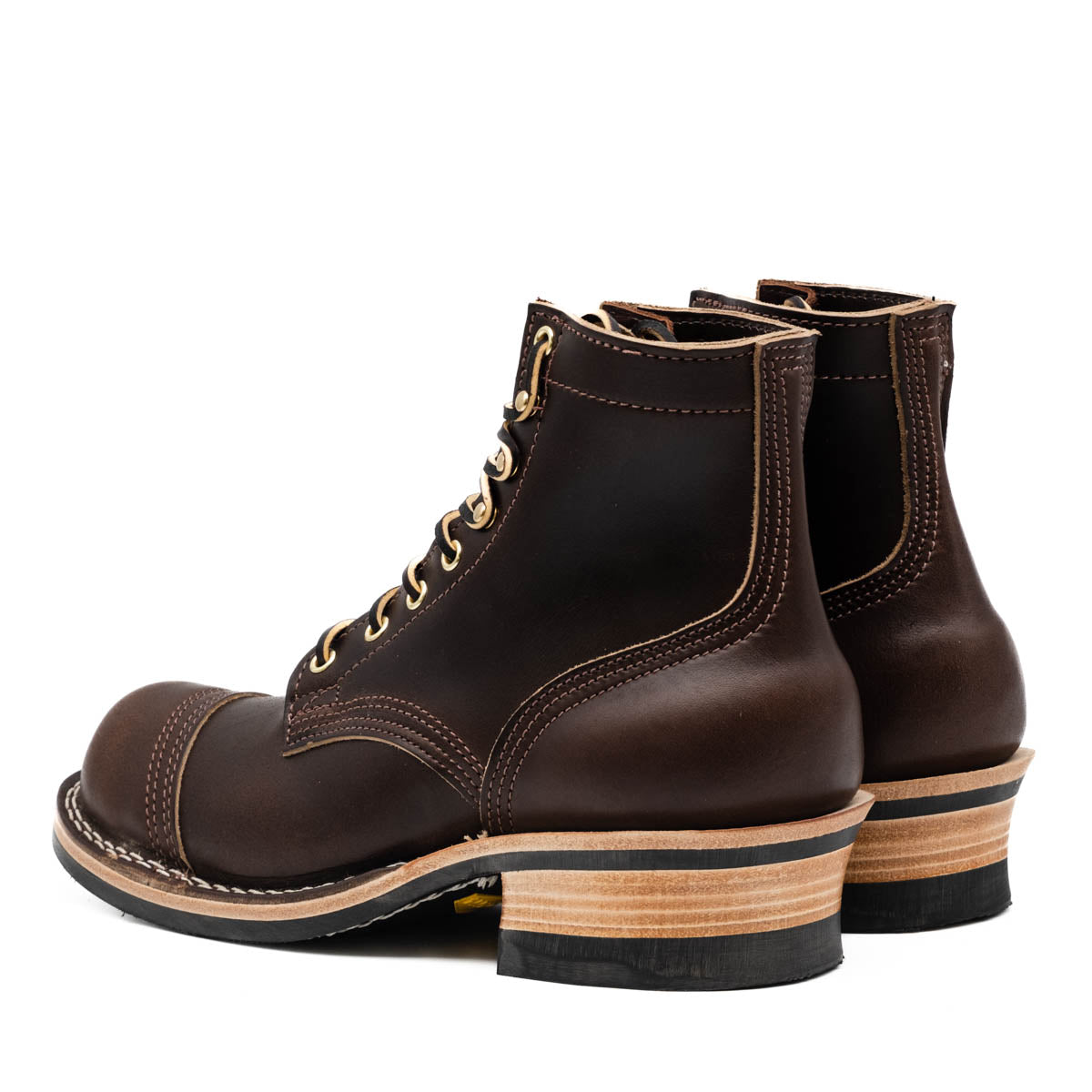 Anvil boot in brown cxl