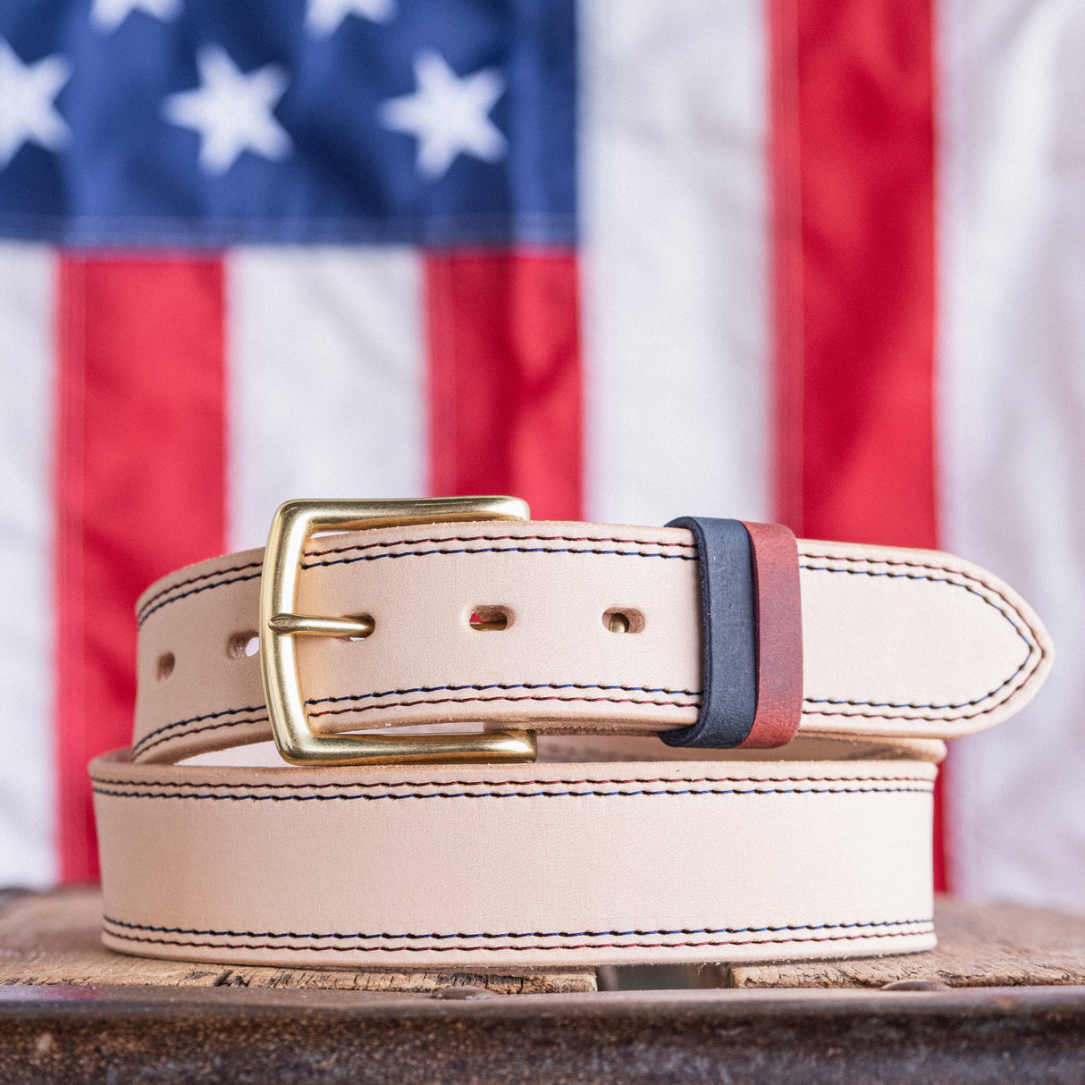 The Patriot Belt: Red, Veg, and Blue