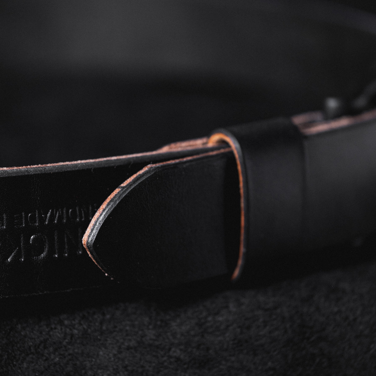 Blackout Heavy Duty Work Belt - 13-15oz Black Double Stuffed