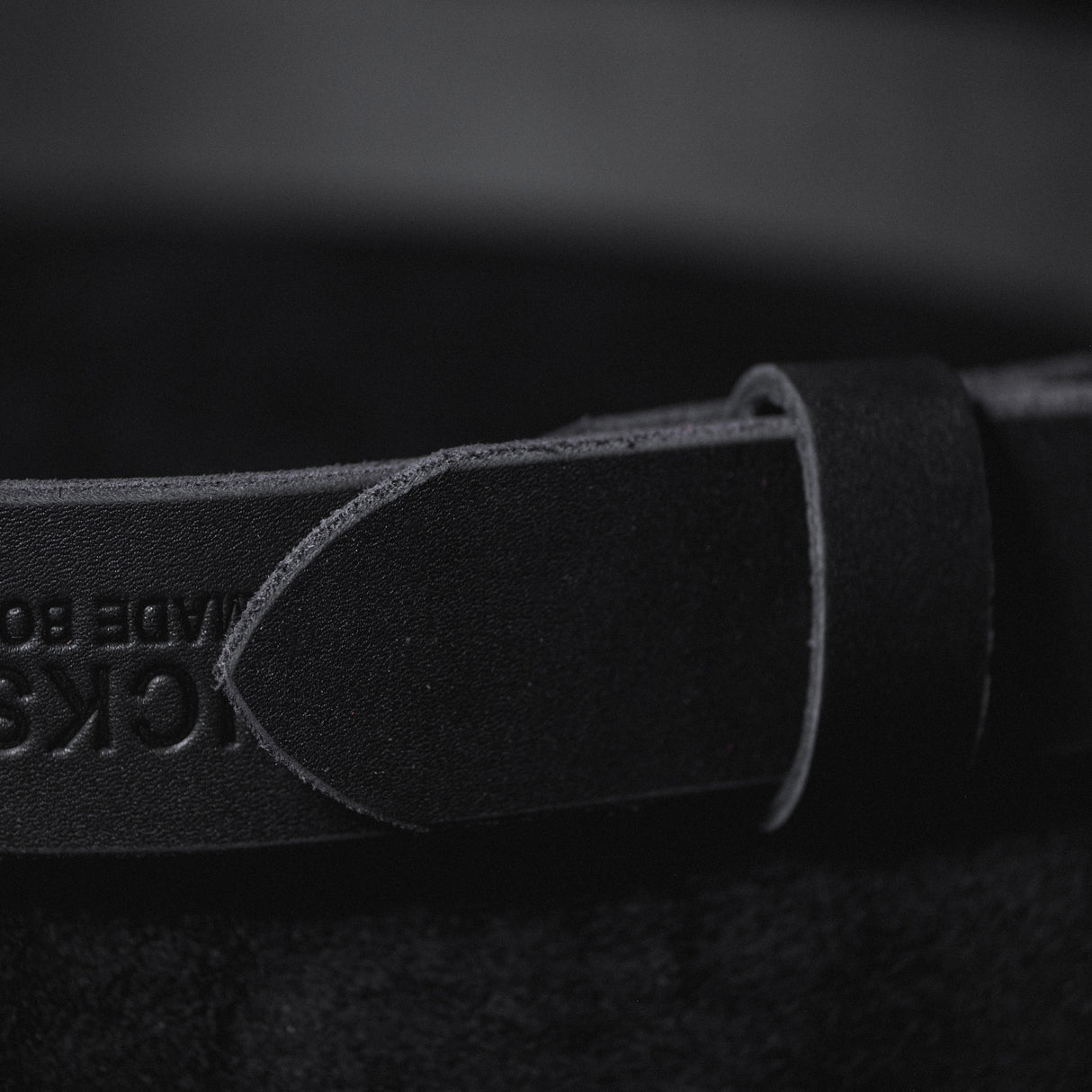 Quick Ship Blackout Work Belt - Max Support Black