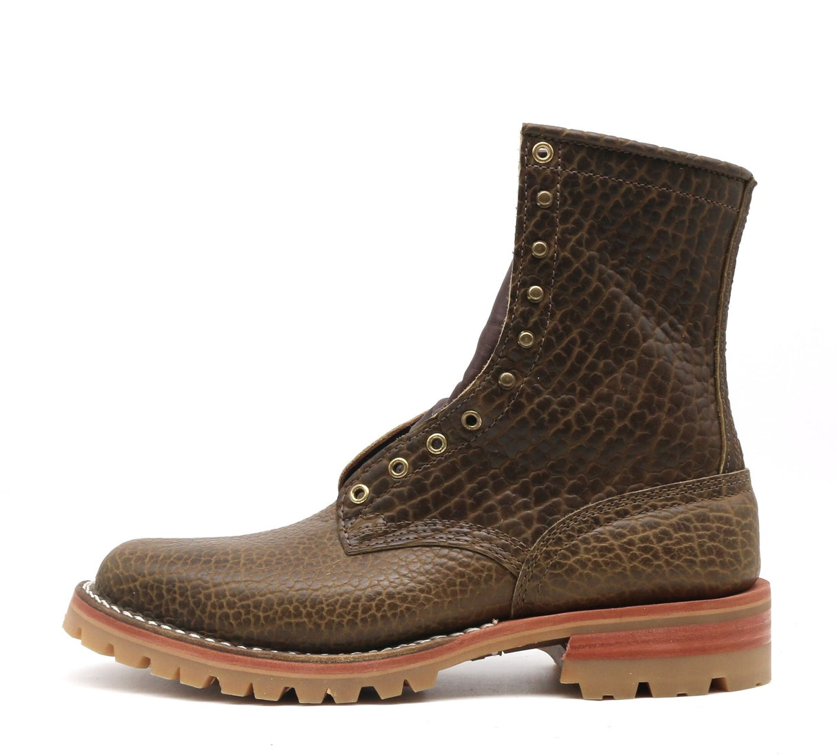 Shrunken Bison Lace Up 12.5 C - Ready To Ship!