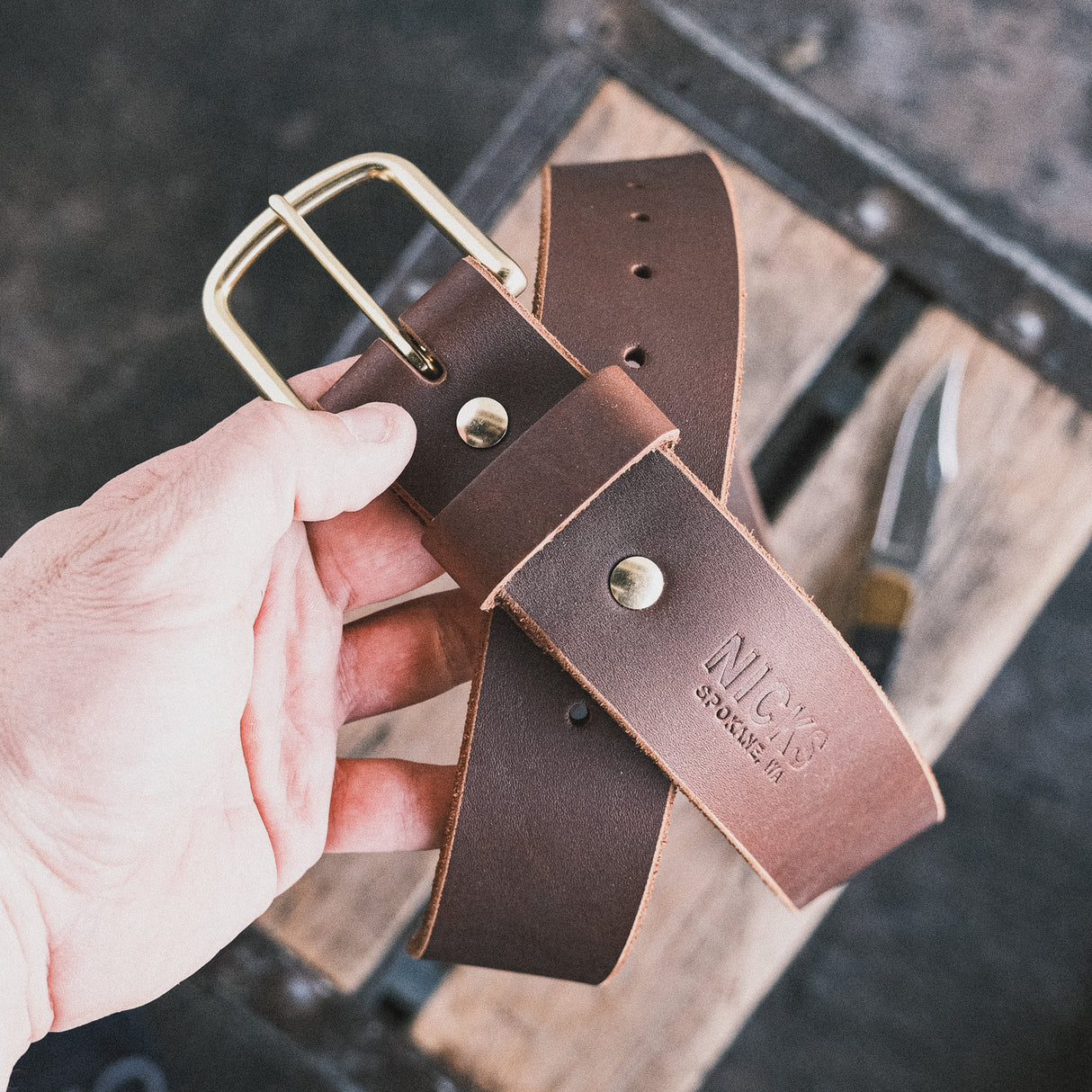 In Stock - 1.75", Classic Work Belt - 1964 Brown - 34