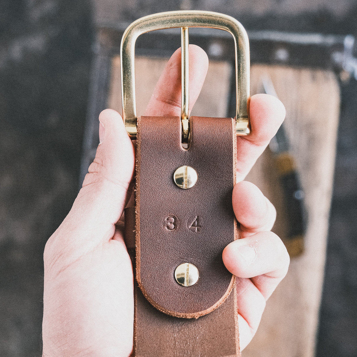 In Stock - 1.75", Classic Work Belt - 1964 Brown - 34