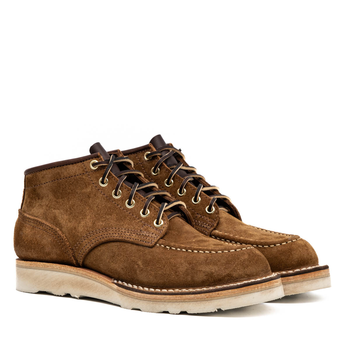 Aldert wedge sole boot in brown