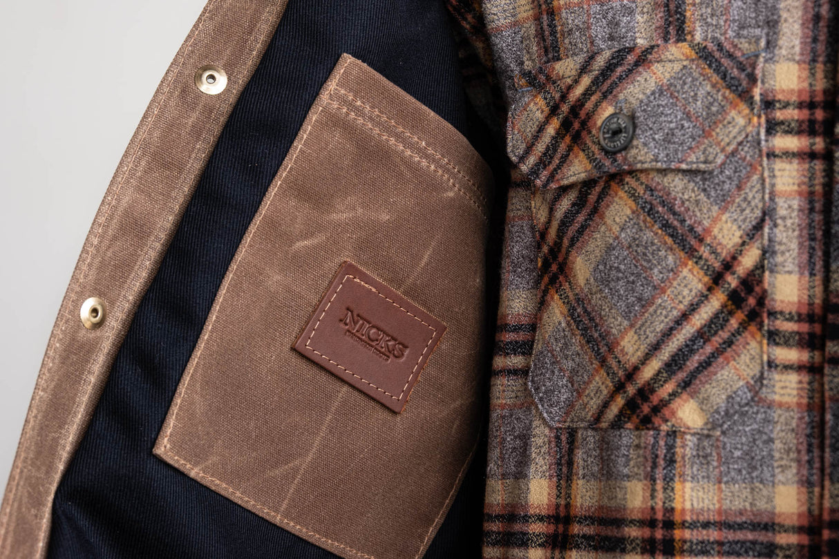 Nicks x Heat Straps Patriot Type 1 Jacket - Brush Brown - Ships in 1-2 business days!