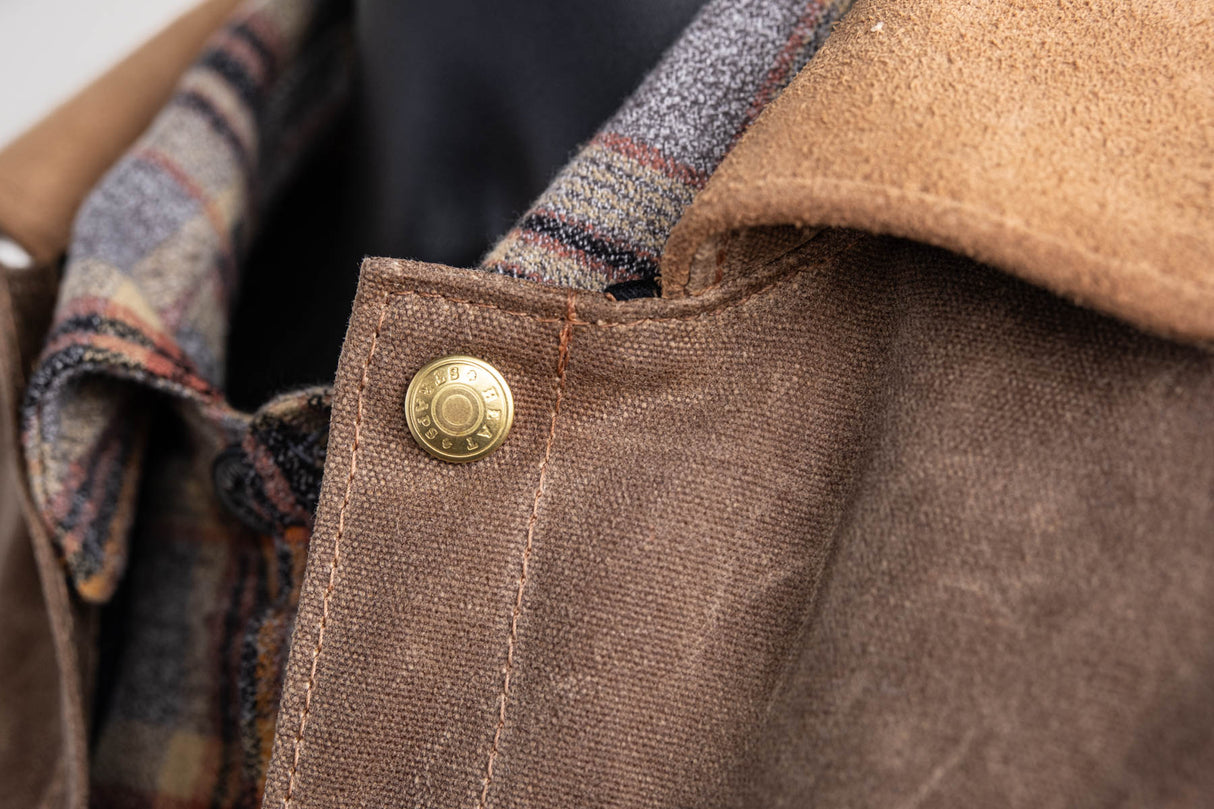 Nicks x Heat Straps Patriot Type 1 Jacket - Brush Brown - Ships in 1-2 business days!