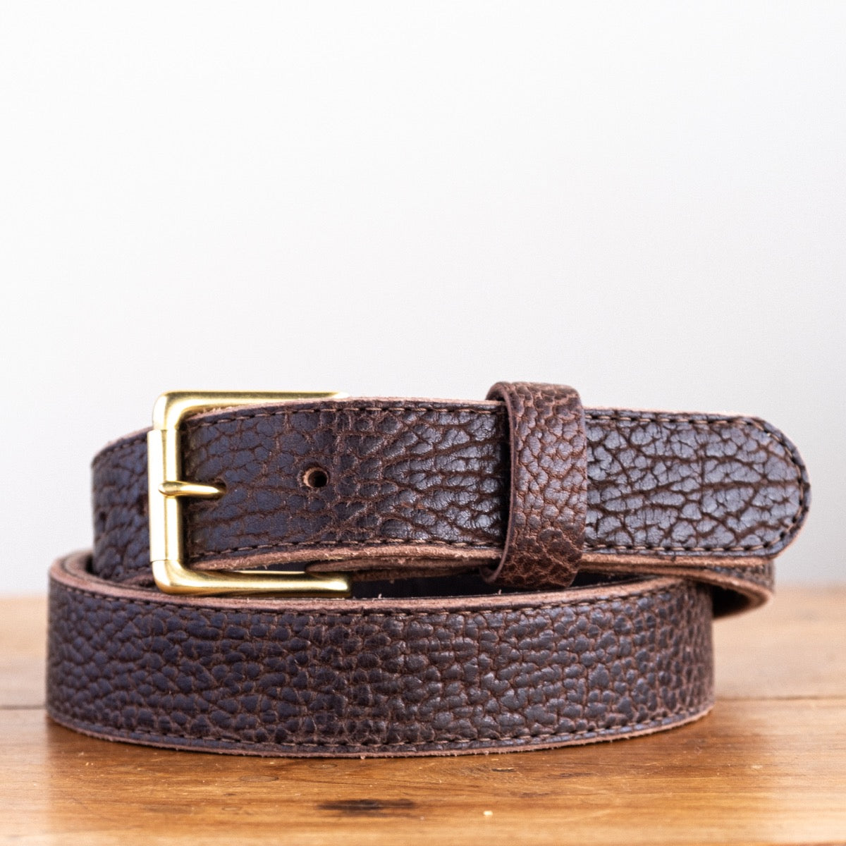 Heritage Belt - Walnut Bullhide