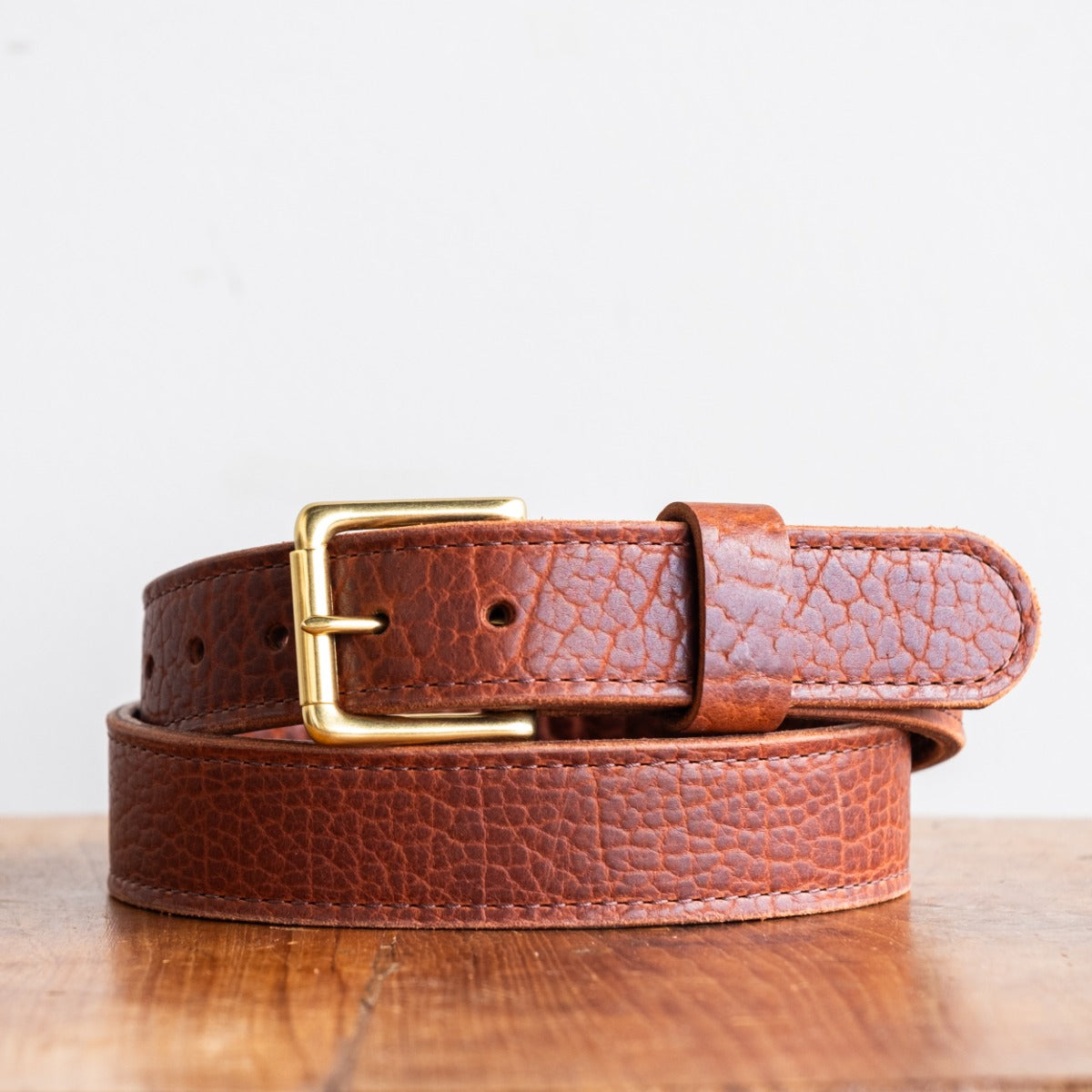 American Bison Heritage Belt - Chocolate