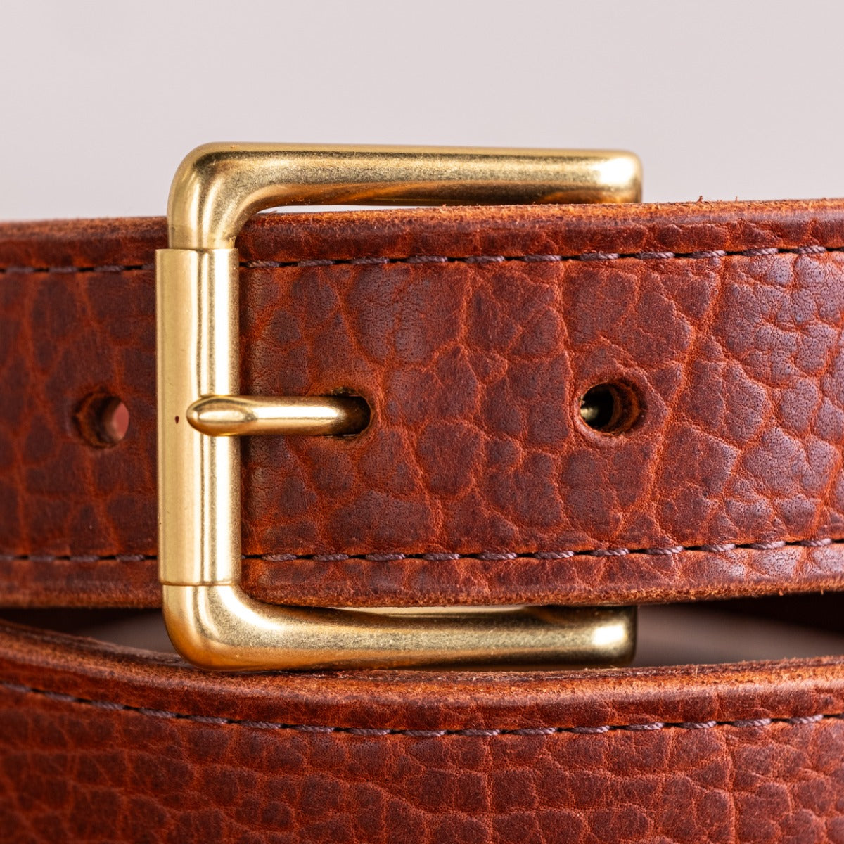 American Bison Heritage Belt - Chocolate