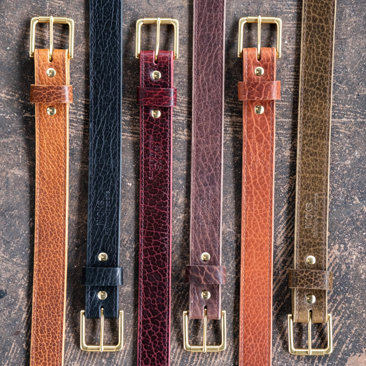 American Bison Heritage Belt - Chocolate