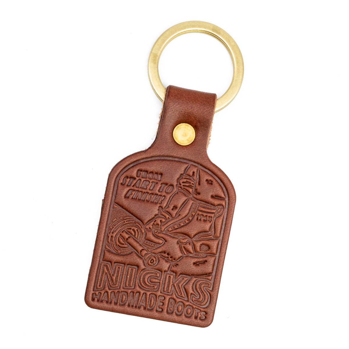 Nicks Vintage Leather Key Fob