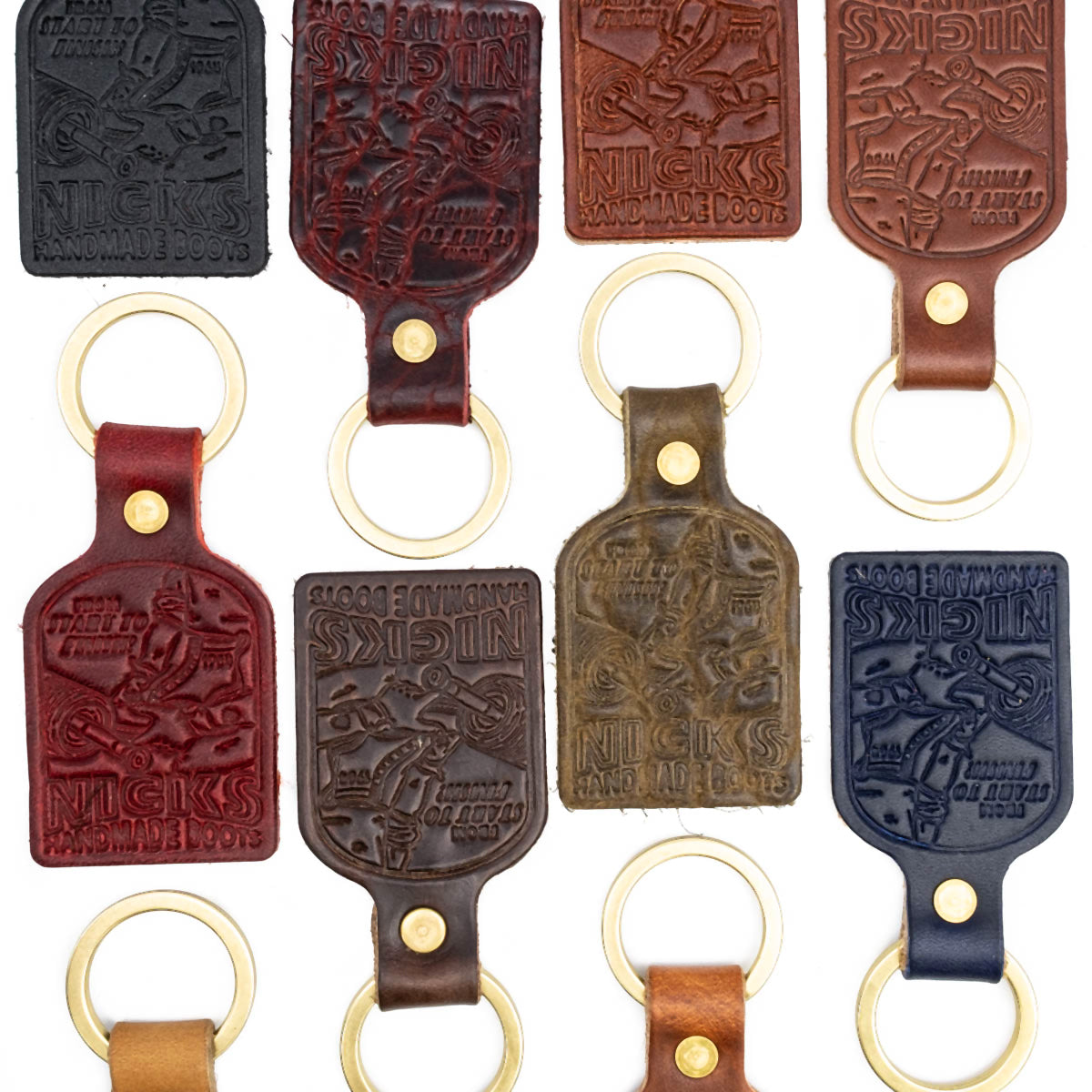 Nicks Vintage Leather Key Fob