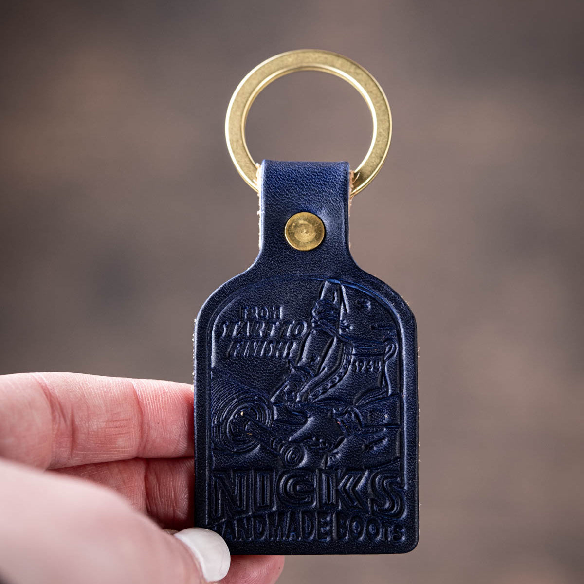 Nicks Vintage Leather Key Fob