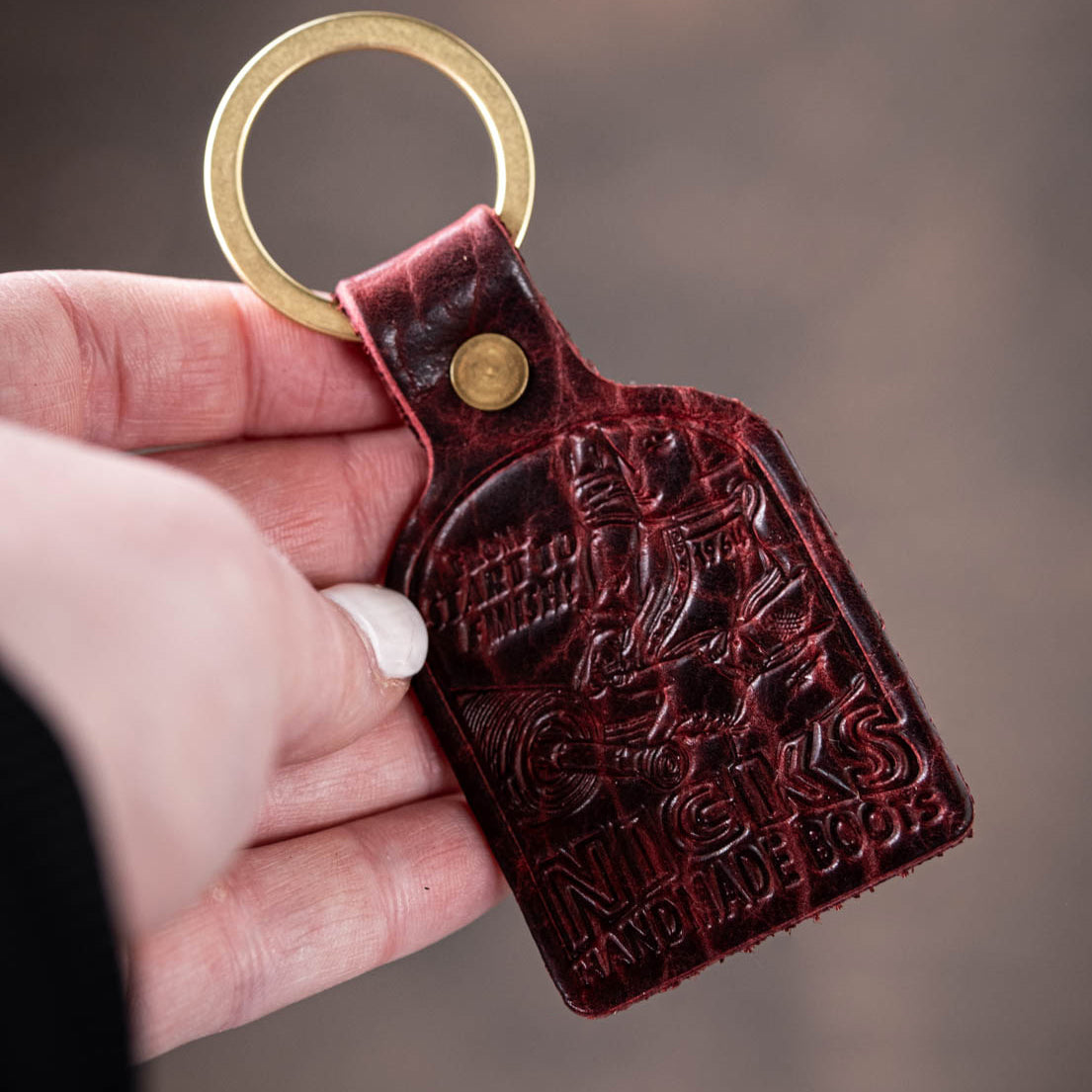 Nicks Vintage Leather Key Fob