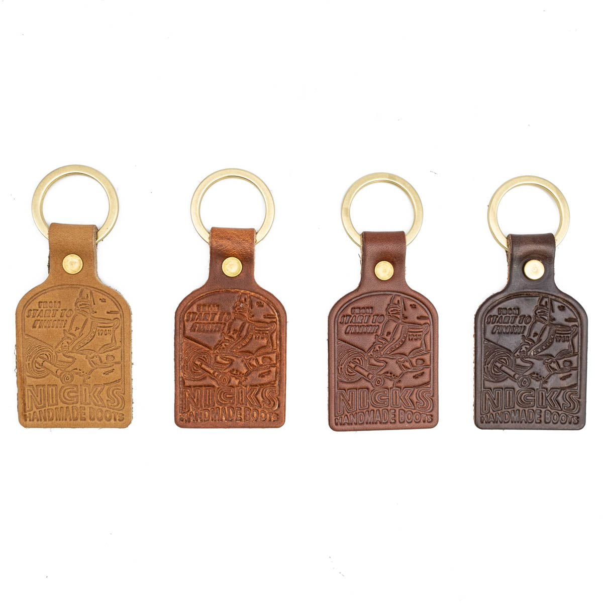 Nicks Vintage Leather Key Fob