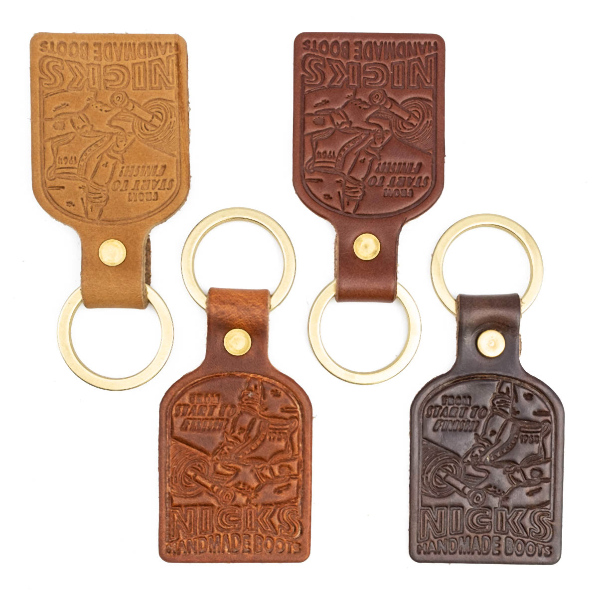 Nicks Vintage Leather Key Fob