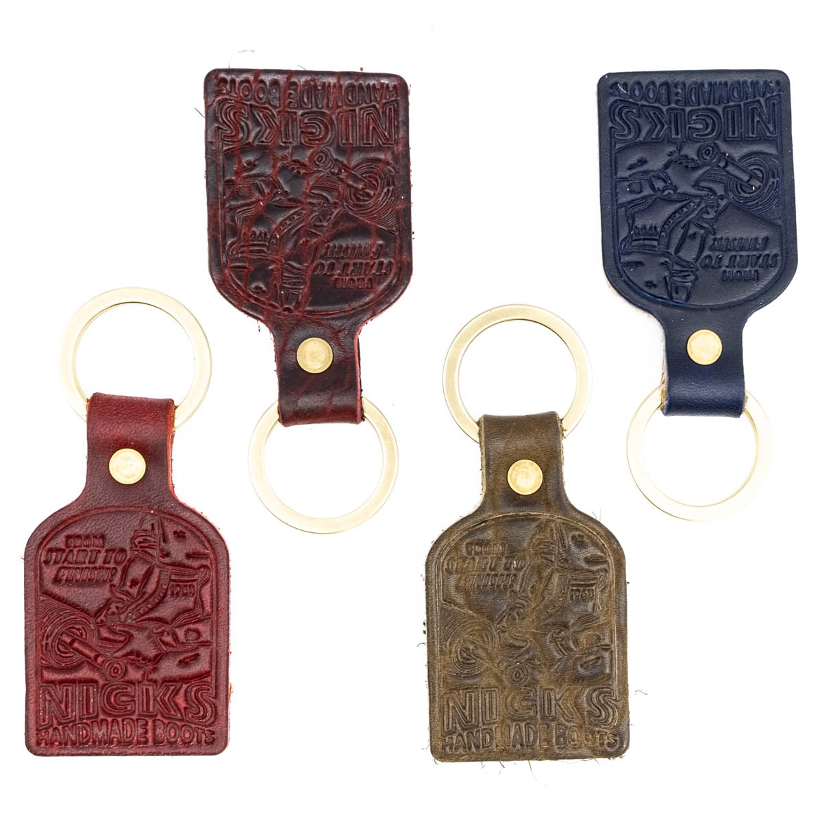 Nicks Vintage Leather Key Fob