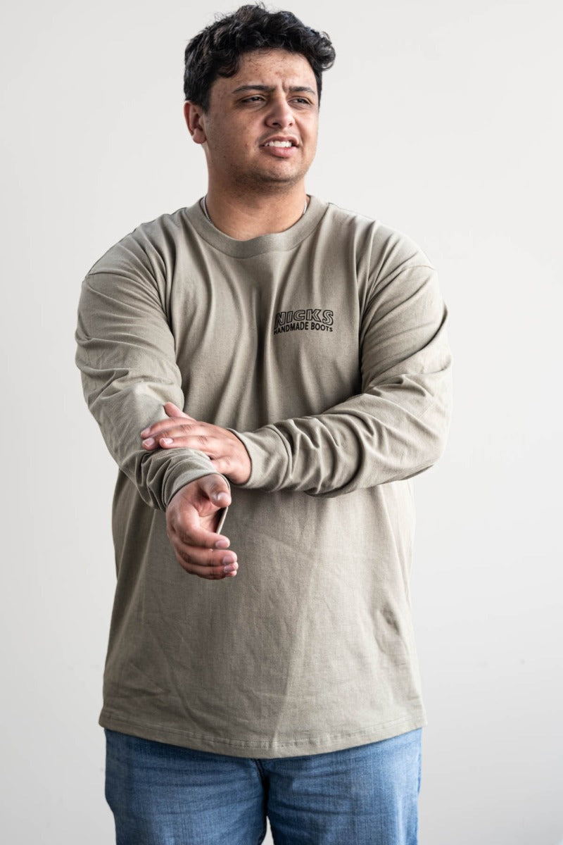 Long sleeve green 60th anniversary shirt