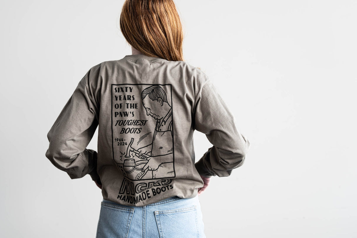 Long sleeve green 60th anniversary shirt