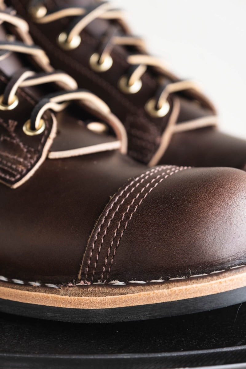 Anvil boot in brown cxl