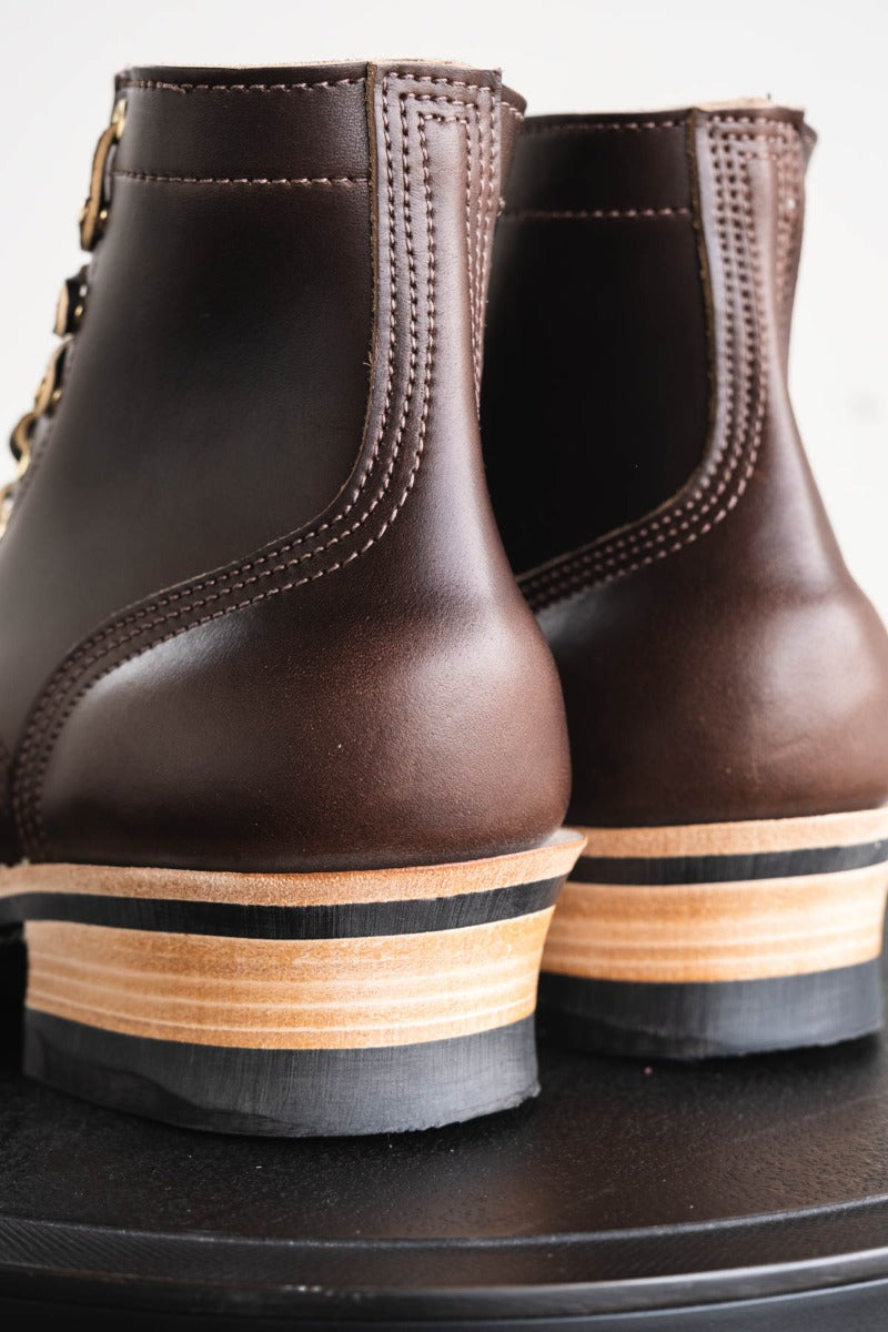 Anvil boot in brown cxl