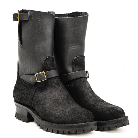 Pullman engineer boot in black