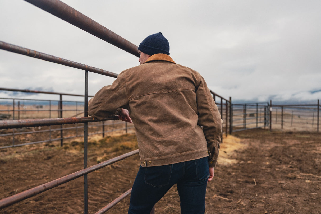 Nicks x Heat Straps Patriot Type 1 Jacket - Brush Brown - Ships in 1-2 business days!