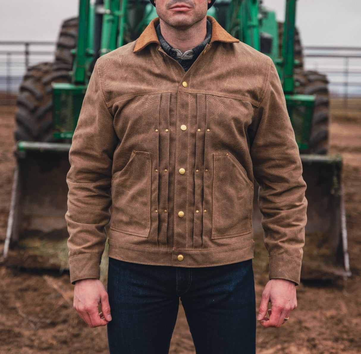 Nicks x Heat Straps Patriot Type 1 Jacket - Brush Brown - Ships in 1-2 business days!