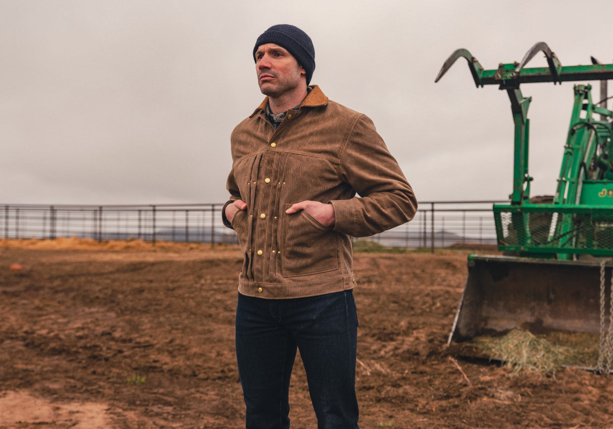 Nicks x Heat Straps Patriot Type 1 Jacket - Brush Brown - Ships in 1-2 business days!