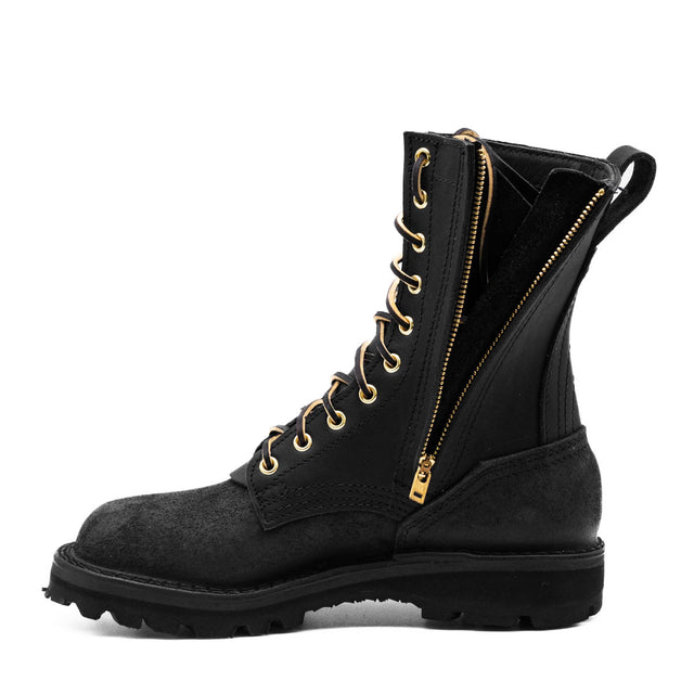 Nicks side-zip station boot in black