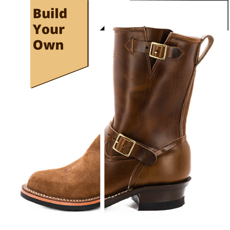 Renegade boot in black work leather