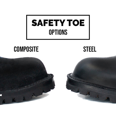 Safety toe profiles