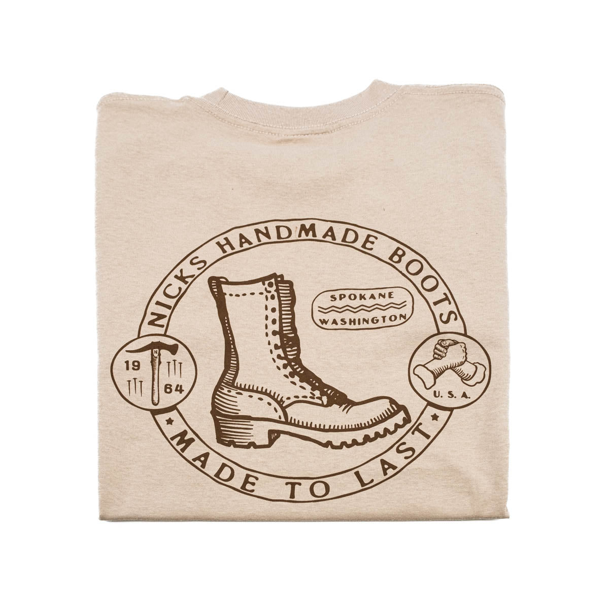 Nicks Classic T-Shirt in Sand