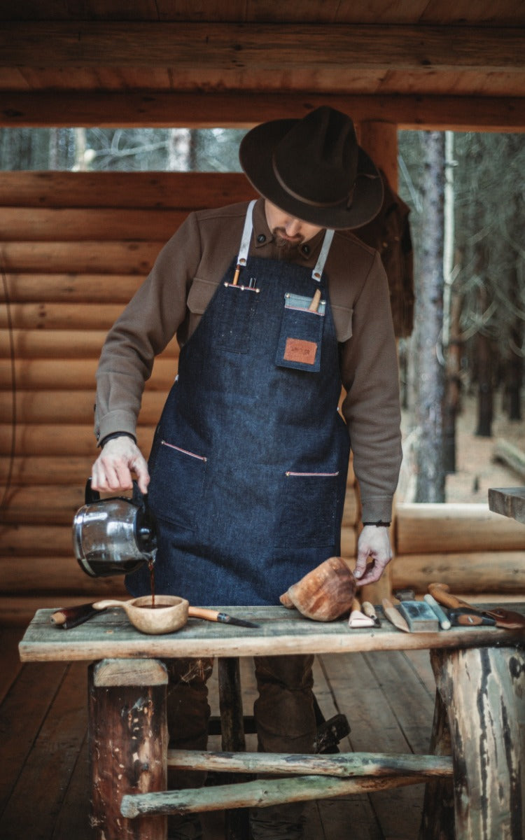 Nicks Selvedge Denim Apron perfect for craftsmen