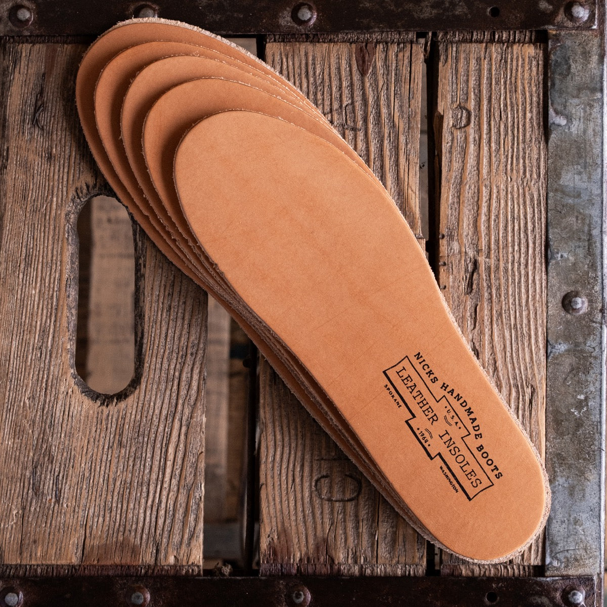 Veg Tan Leather Insoles – Standard | Protect & Extend the Life of Your Boots