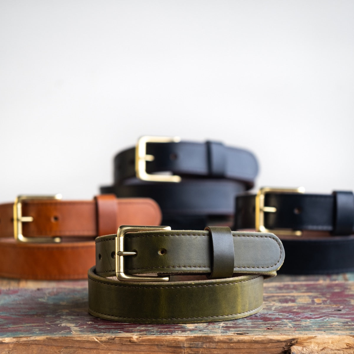 Wickett and craig veg tan belt