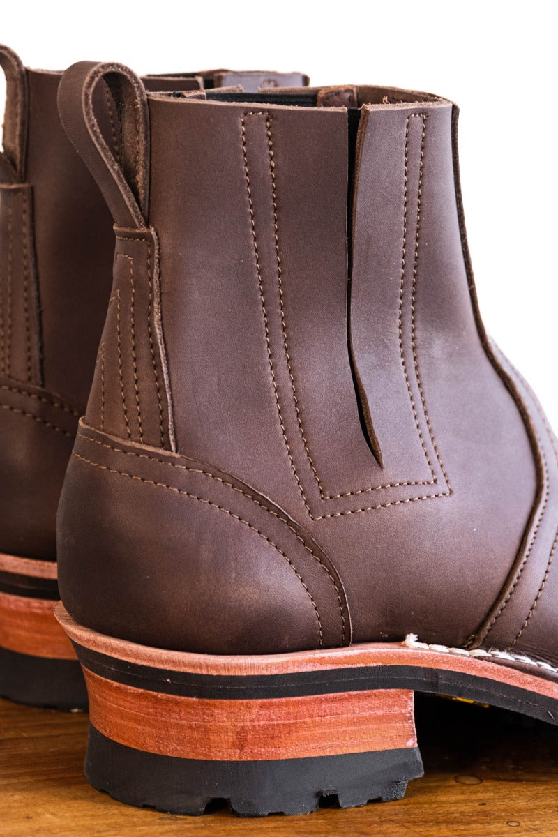 Nicks Work Chelsea Logger in walnut smooth