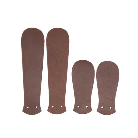 1964 Brown Casual leather Kilties on a white background. 