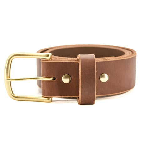 Nicks work belt in 64 brown