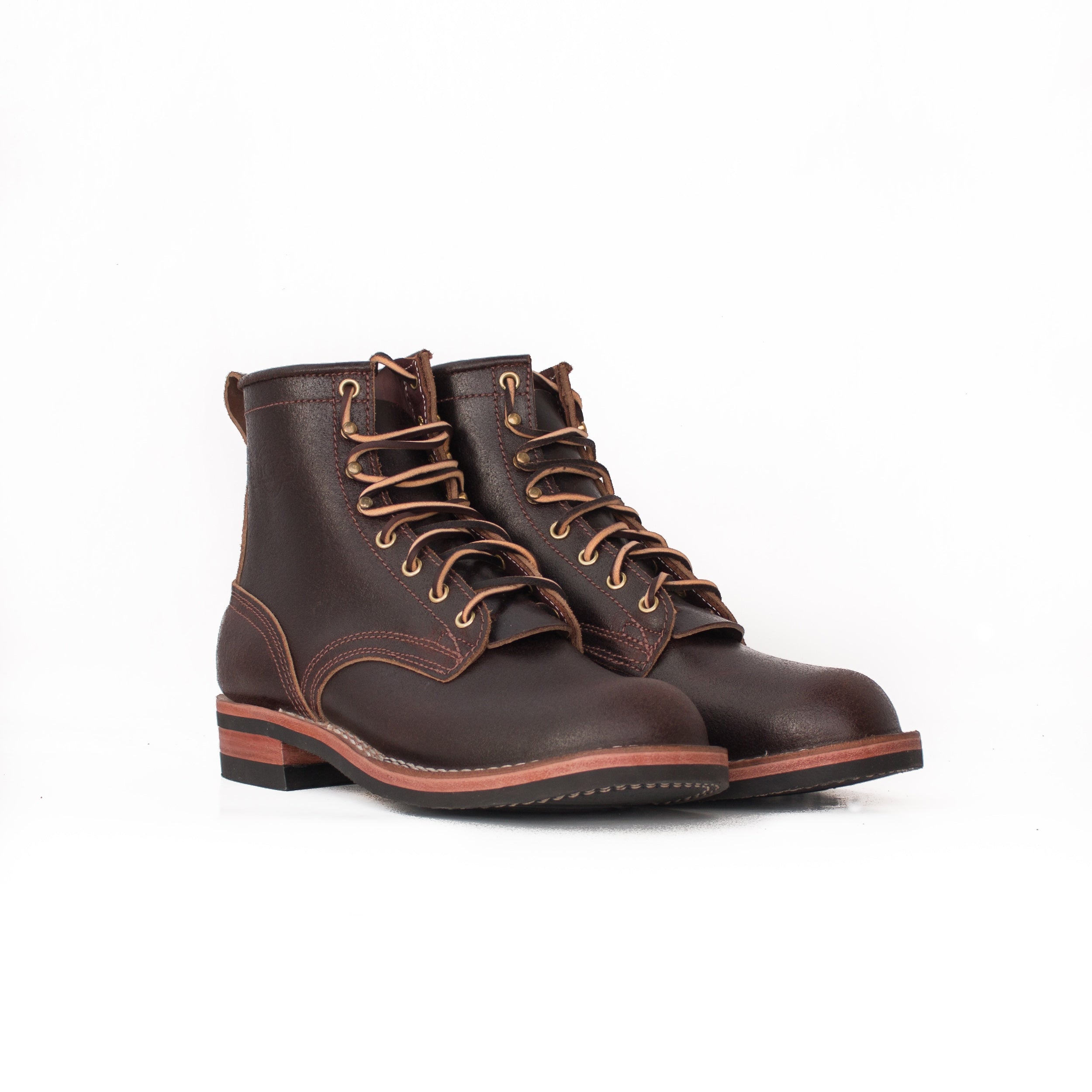 NICKS BOOTS ニックスブーツ　ブラウン　スムースレザー　サイズ8H 楽天市場】【中古】 NICKS BOOTS (ニックス ブーツ) OXFORD CHOCOLATE