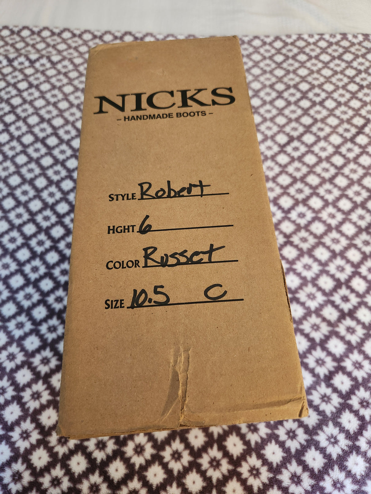 MARKETPLACE - NICKS Robert \ 10.5C