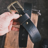 In-Stock 10-12oz Heavy Duty Work Belt/ Slate Double Stuffed 1.75” / Waist Size 34(Belt Size 38)